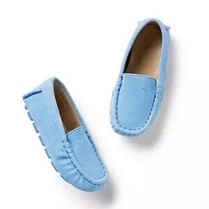 Janie and Jack Suede Driving Loafer Shoes